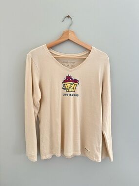 Life Is Good Apple Basket Long-Sleeve